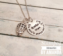 Load image into Gallery viewer, goalie mom necklace, hockey necklace, team spirit jewelry