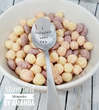 Load image into Gallery viewer, Handstamped Tea Spoon