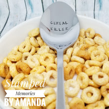 Load image into Gallery viewer, Handstamped Table Spoons