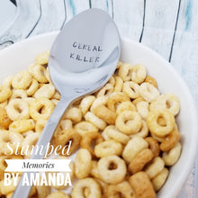 Load image into Gallery viewer, Handstamped Table Spoons