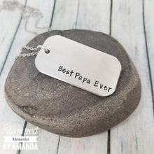 Load image into Gallery viewer, Dog tag necklace