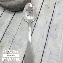 Load image into Gallery viewer, Handstamped Tea Spoon