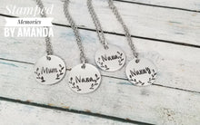 Load image into Gallery viewer, Mom necklcae, oma necklace, nana necklcae, nanny necklace
