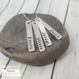 Verticle Bar Necklace