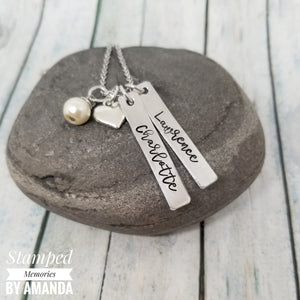 Verticle Bar Necklace