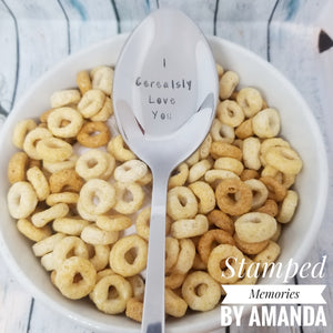 Handstamped Table Spoons