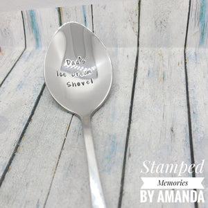 Handstamped Table Spoons