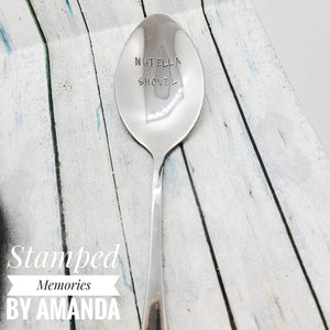 Handstamped Table Spoons