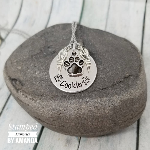 Pet Memorial Necklace, Pet Necklace, Pet Memorial, Dog Memorial Necklace